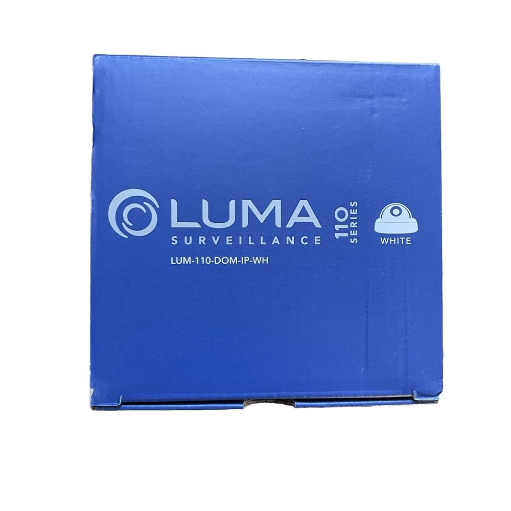 Luma 110 Series Outdoor Dome IP Surveillance Camera White LUM-110-DOM-IP-WH NEW